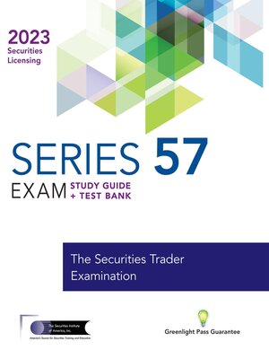 cover image of SERIES 57 EXAM STUDY GUIDE 2023+ TEST BANK